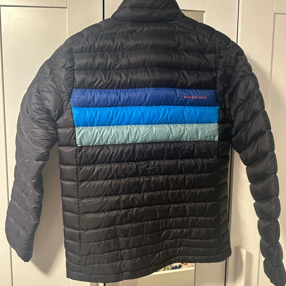 Cotopaxi Black Jacket with Blue Stripes - Picture 4 of 4